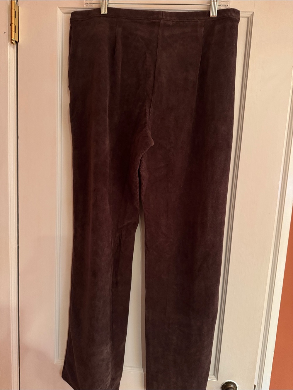 L.L. Bean women’s Perfect Fit Knit Cords, Black Coffee